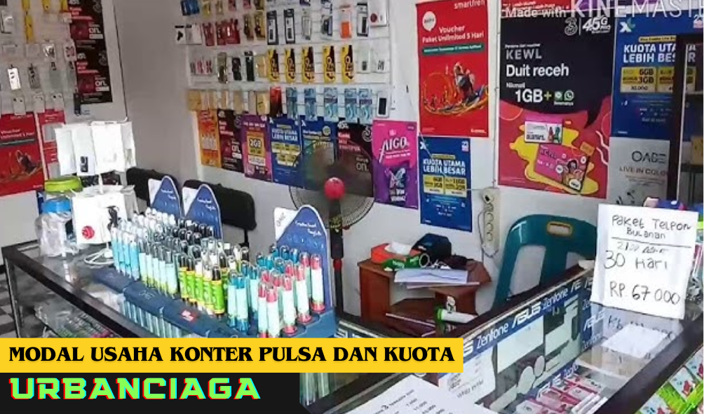 modal usaha konter pulsa dan kuota
