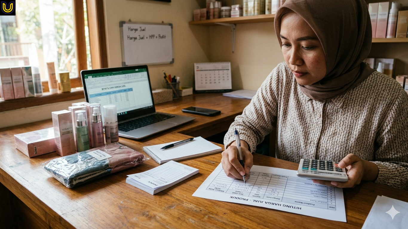 cara menghitung harga jual produk