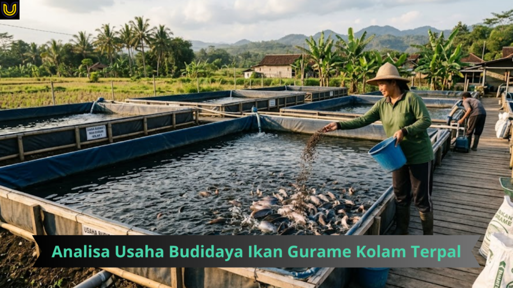 Analisa Usaha Budidaya Ikan Gurame Kolam Terpal