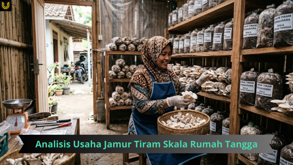 usaha jamur tiram skala rumah tangga